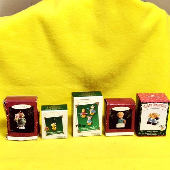 Hallmark Ornament 5 Piece Lot - Picture 1 of 6